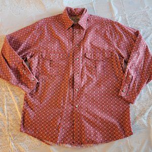 Duffel Sportswear Men's Button Up Long Sleeve Shirt Size S